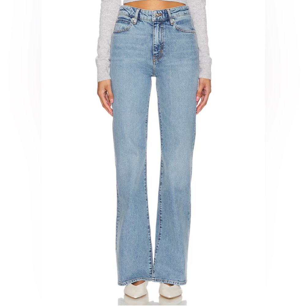 NWT FRAME "The Arrow" Blue Bootleg Jeans in "Dolly" Color - Size 31